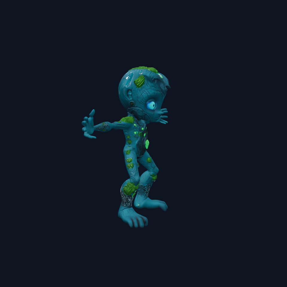 Mystical Alien Guardian model pack